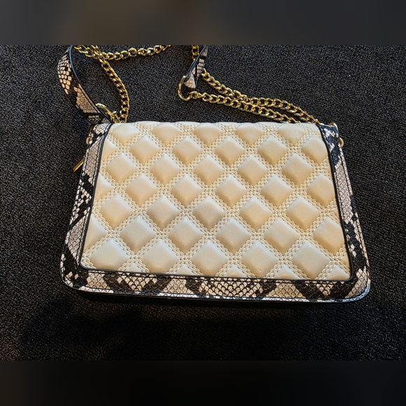 Quilted Faux Snake Skin Shoulder Bag - Picture 7 of 7